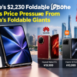 Apple iPhone Duo Faces Tough China Foldable Market Test