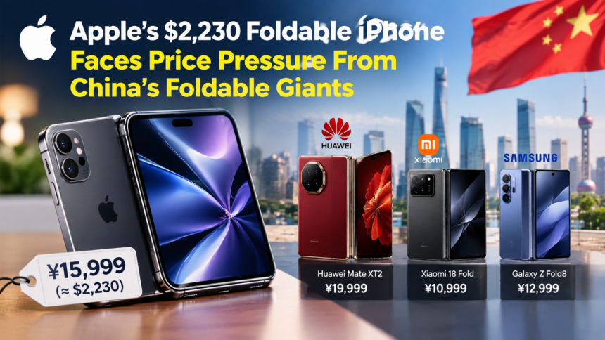 Apple iPhone Duo Faces Tough China Foldable Market Test